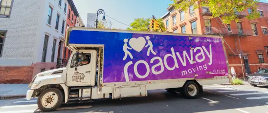 Movers CT - Roadway Moving's truck in Connecticut