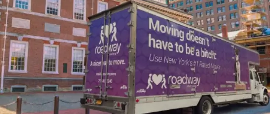 Movers PA - Roadway Moving's truck in Pennsylvania